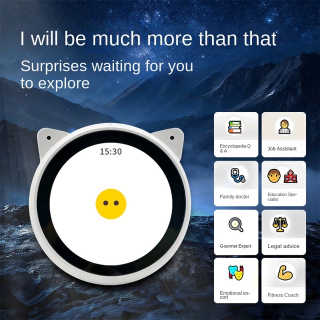 AI Social Robot with Real-Time Conversation Eye Contact Tracking and Emotion Feedback