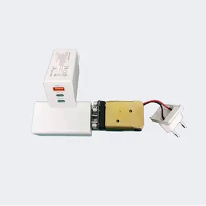 Kualitas tinggi CE bersertifikat 100W GaN dengan pfc 2C1A Multiport pengisian USB PD QC Tipe C pengisian cepat adaptor perjalanan pengisi daya portabel