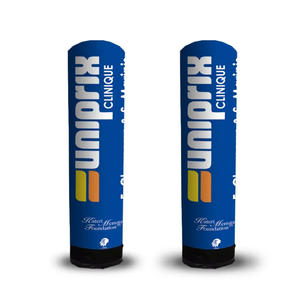 เสาเป่าลมสีสันสดใสสำหรับงานโฆษณาส่งเสริมการขายกลางแจ้ง งานแสดงสินค้า งานนิทรรศการ พร้อมไฟ LED - Product Image 5