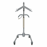 Lève-personne médical portable et réglable pour transfert de patients, capacité de 180 kg, élévateur mobile pour patients du sol