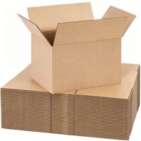 Boîte en carton ondulé personnalisée avec logo imprimé, emballage recyclable, boîte en carton pour expédition et déménagement, boîtes d'expédition en carton ondulé