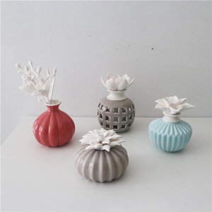 Gốm khuếch tán hương thơm chai với sậy sứ khuếch tán hương thơm cho trà gỗ đàn hương hoa oải hương hoa hồng đại dương thông mùi hương - Product Image 5