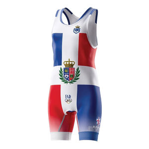 ชุดซิงเกิลเล็ตมวยปล้ำผ้าไหมเนื้อนุ่มแบบสั่งทำพิเศษ สำหรับการฝึกซ้อมและการแข่งขัน ตะเข็บแบบ Flat Lock ผ้าที่ยืดได้สี่ทิศทาง - Product Image 2