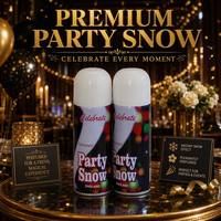 Aérosol de neige parfumée pour fêtes avec effet mousse blanche et parfum festif pour la décoration des fenêtres et des événements de Noël