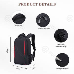 Fuliya BSCI Factory Travel <span class=keywords><strong>Sac</strong></span> à dos étanche pour ordinateur portable Caméscope Digital Dslr Camera Sacs vidéo pour la photographie Hommes Femmes - Product Image 4