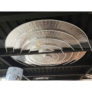 LL27 High Quality 201 Stainless Steel Water Ripple <b>Sheet</b> 8K <b>Mirror</b> Polished Decorative Ripple Ceiling Panel for Villa Decoration - Product Image 6