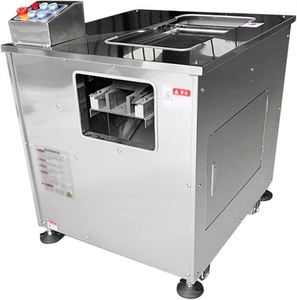 Machine à trancher automatique professionnelle en acier inoxydable noir pour carpes, saumons, viande séchée, porc et poissons - Product Image 2