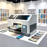 Nouvelle imprimante jet d'encre UV multifonction entièrement automatique Reeleyin XP600, écran tactile, WiFi, impression couleur A4 en 3 minutes pour surfaces dures