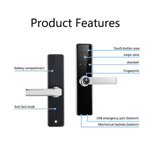 <span class=keywords><strong>Serrure</strong></span> de porte de conception européenne IP66 TT BLE <span class=keywords><strong>Serrure</strong></span> de porte électrique intelligente <span class=keywords><strong>pour</strong></span> porte en métal, fer et bois <span class=keywords><strong>Serrure</strong></span> intelligente d'extérieur étanche - Product Image 3