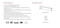Amplificateur et distributeur de signal XLR 5 broches LTECH DMX/RDM, amplificateur de signal d'éclairage de scène 16 voies