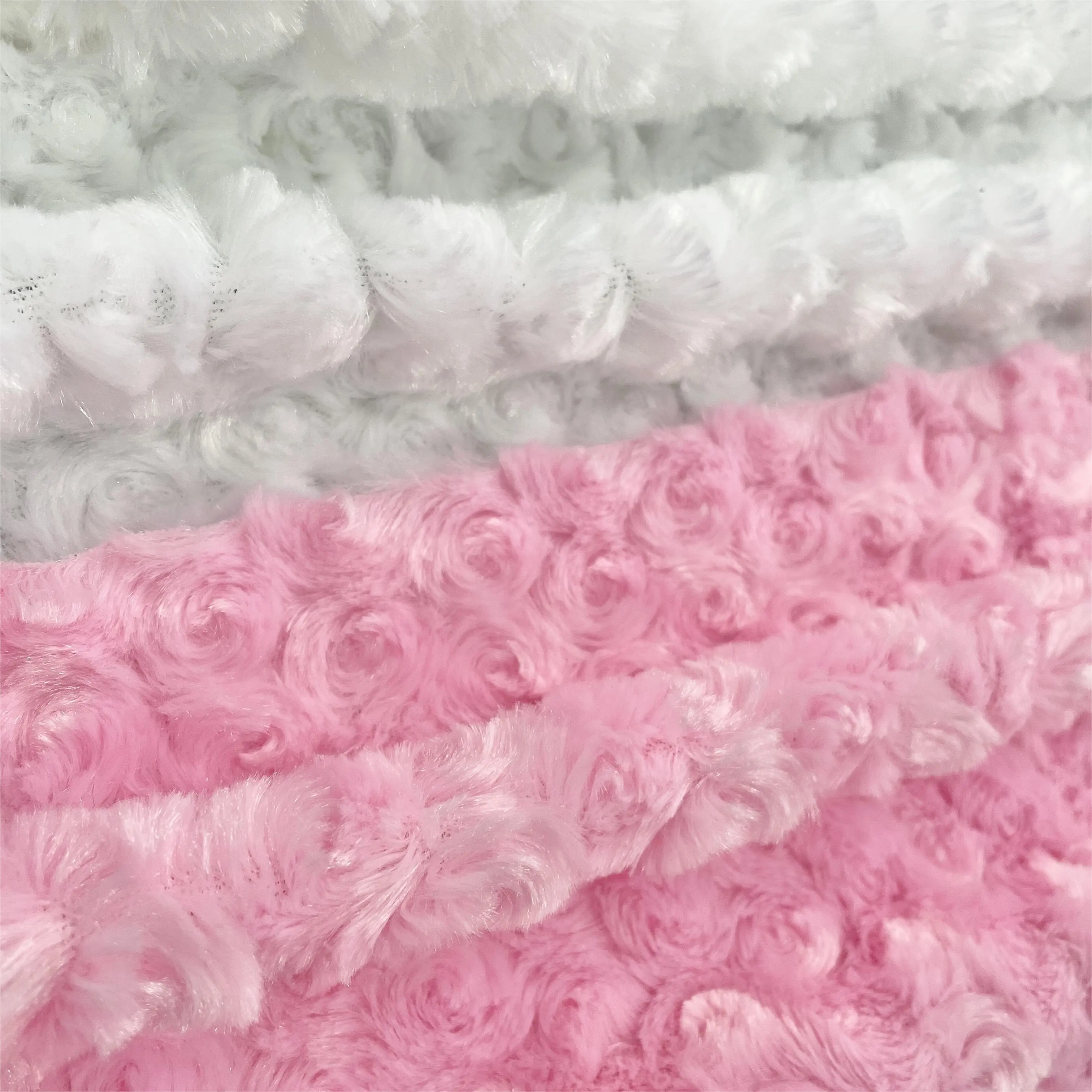 Rose Schleif ring Twist Flanell Spielzeug Haustier Kissen Teppich Stoff PV Samt Home Textil Kleidung