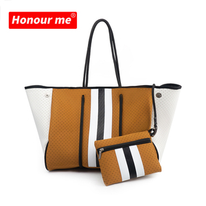 2025 nouvelle arrivée néoprène fermeture à glissière grande capacité <span class=keywords><strong>plage</strong></span> et <span class=keywords><strong>sac</strong></span> fourre-tout de gymnastique pour 2024 automne - Product Image 6