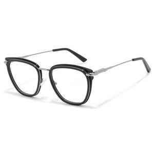 Gafas de Metal de acetato de diseñador de moda Marcos de gafas ópticas de acetato bajo MOQ para hombres Mujeres Ojo de gato - Product Image 4