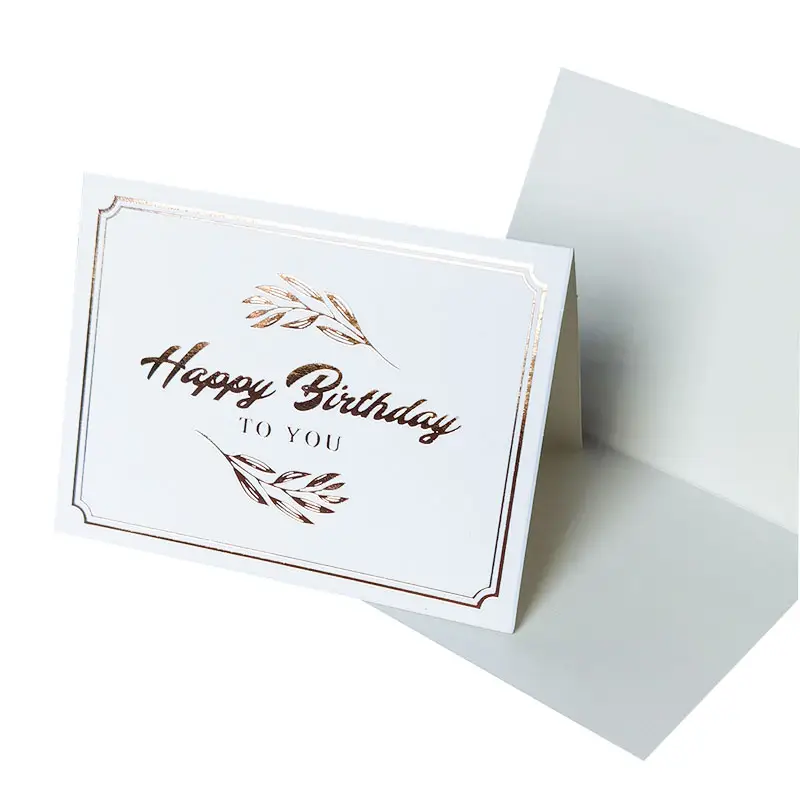 2024 Schlussverkauf Papier-Grußkarten benutzerdefinierte Geburtstag-Grußkarten Vielen Dank Grußkarten mit Umschlag