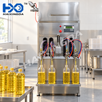 Machine de remplissage semi-automatique à petite échelle pour bouteilles d'eau liquide, huile comestible, jus, boissons et produits de nettoyage