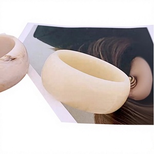 Colorful Resin <b>Bangle</b> <b>Bracelet</b>, Handmade Statement Jewelry with Modern Artistic Design for Women - Product Image 5