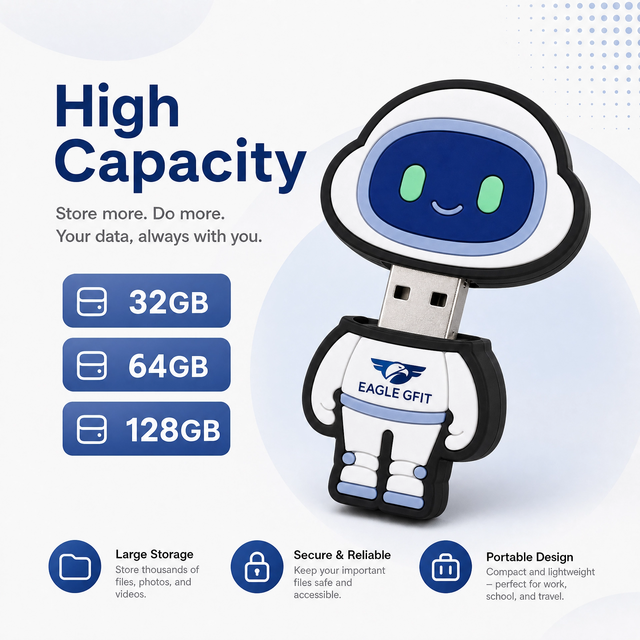 Wholesale Custom Logo 3D Aluminum Ducky Toy USB Pendrive USB3.0 Encrypted Flash Drive 4GB 8GB 1-Year Warranty