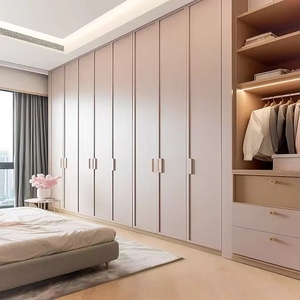 Modern Home Full Wall <strong>Wardrobe</strong> Integrated Design Multi Functional <strong>Storage</strong> <strong>Unit</strong> for Bedroom Living Area Villa - Product Image 3