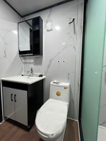 Maison préfabriquée moderne, maison conteneur extensible de 20 pieds à toit plat avec salle de bain, maison conteneur préfabriquée Pologne