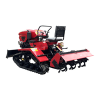 Tracteur à chenilles en caoutchouc diesel 35 HP certifié CE, pour terrain humide et sec, prix avantageux.