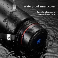 Bouteille d'eau intelligente à double paroi en acier inoxydable 304, grande capacité, personnalisable avec logo, pour entreprise, isotherme
