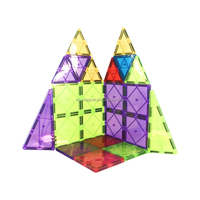 Blocs de construction magnétiques de haute qualité, jouet éducatif STEM pour les enfants de 4 à 6 ans, ensemble de bâtiments modernes