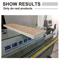 Machine automatique de chantournage de bord en PVC pour panneaux MDF de menuiserie chinoise avec pré-fraisage pour le travail du bois et le collage du contreplaqué