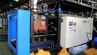 Powerjet d'extrusion hdpe tambour en plastique 5 gallons machine de moulage par soufflage d'extrusion 25L 50L litres