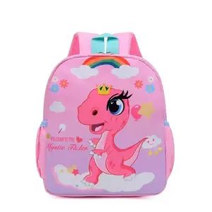 GM Cartoon Cute Dinosaur Printed SchoolBags Trendy Waterproof Kindergarten Primary School Bookbag Student Backpack