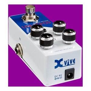 Pédale d'effets de guitare Echoman Analog Delay, blanc bleu, 600 ms de délai maximum - Product Image 4