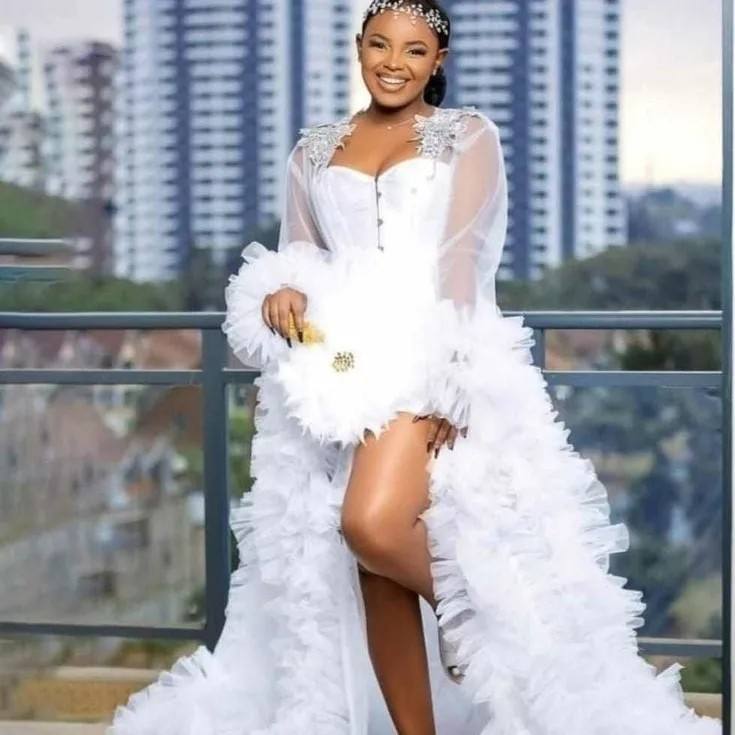 Luxury Wedding Gowns Pregnant Women Elegant Stylish