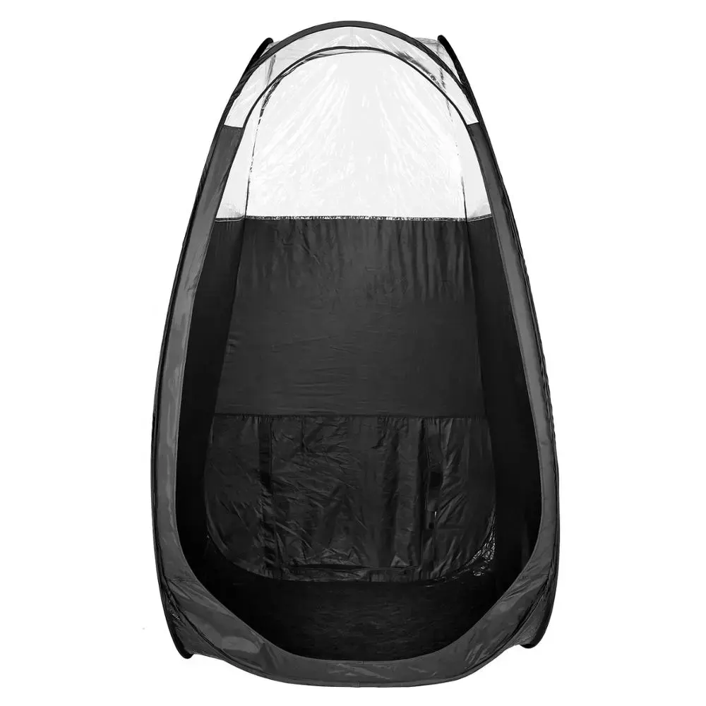 Tente de bronzage par pulvérisation Tente de bronzage pop-up portable avec sac de transport Tente de bronzage par pulvérisation à dessus transparent Fabricant