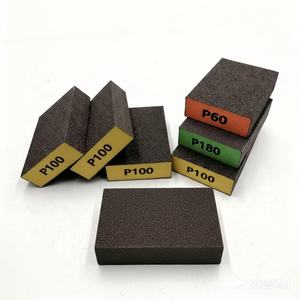 Bloc éponge de ponçage à sec et humide haute densité, épaisseur 25 mm, ODM OEM personnalisé pour le polissage du bois et du métal - Product Image 1