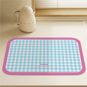 Tapis de comptoir absorbant pour café et accessoires de bar, 12"x19" et 16"x18", pour machine à café, <span class=keywords><strong>pot</strong></span> et égouttoir à vaisselle - Product Image 2