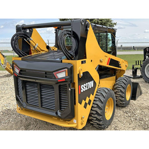 Nouvelle mini-chargeuse sur pneus de haute qualité 73HP 1290KG de capacité SS270V avec accessoires - Product Image 3