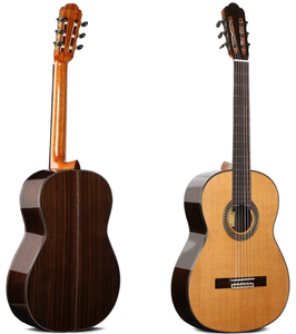 Handmade Cherry CG-950 4/4 39inch All Solid Wood Classical Guitar with Neck & Fingerboard Made in Guangdong - Product Image 1