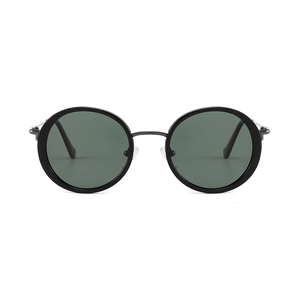 Gafas de sol unisex con montura redonda de metal, protección UV400 de borde completo, protección solar para adultos - Product Image 6
