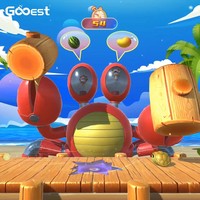 Gooest Adventure Bunny Commercial House Jeux interactifs Vidéo tactile Aire de jeux intérieure Dibujos Proyector Pantalla pour enfants