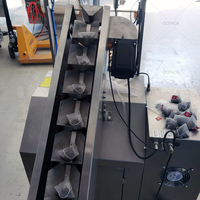 Machine d'emballage automatique à ultrasons pour sachets de thé en forme de pyramide triangulaire, mélange de fleurs vertes séchées, machine d'emballage de thé