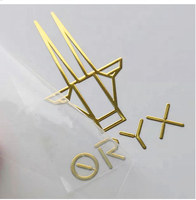 Autocollant de logo UV par transfert de chaleur Autocollants d'impression numérique étanches personnalisés Rouleau d'autocollant d'étiquette Adhésif holographique transparent 3D