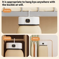 Sèche-linge électrique pliable avec télécommande, sèche-linge multifonctionnel, sèche-linge portable de voyage, sèche-linge chaud avec minuterie pour la maison