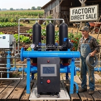 Disques filtrants à lavage automatique 2, 3 et 4 pouces pour irrigation goutte à goutte et micro-pulvérisation entièrement automatique agricole – Garantie 1 an