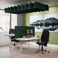 Paravent de bureau moderne en feutre PET, insonorisant, écologique, ignifuge, pour appartement et école