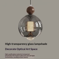Lámpara de Techo de Vidrio Estilo Nórdico, Lujo Ligero, Postmoderna, Simple, de Hierro, LED, 220V, para Entrada, Balcón, Pasillo, Estilo Americano