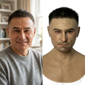 Maschera in Silicone Iper-Realistica Riutilizzabile per Feste <span class=keywords><strong>di</strong></span> <span class=keywords><strong>Halloween</strong></span>, Temi Cinematografici e Televisivi, Uso per Adulti - Product Image 1