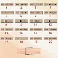 Pinzas de Madera Natural Personalizadas, Pinzas para Ropa con Nombre Grabado, Pinzas para Fotos Colgantes, Decoraciones para Bodas, Pinzas de Madera para Manualidades