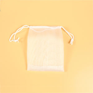 Harga pabrik sabun berbusa gelembung pita tas jaring kecil dapat dicetak atau tidak dicetak - Product Image 5