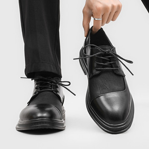 Chaussures Derby Homme à Bout Large 2026 – Idéales pour Mariage, Cérémonie et Affaires – À Lacets - Product Image 3