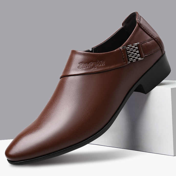Men's shoes, large size, business casual shoes, men's shoes, bright leather, men's shoes, dress shoes