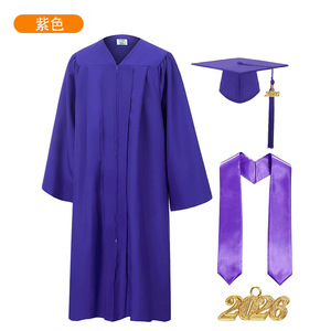 Robe de graduation Jing Zherui unisexe, tenue académique tissée avec étiquette et marqueurs pour adultes, uniforme scolaire, vente en gros - Product Image 4